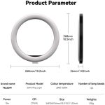 TELESIN Selfie Ring Light P3-FS-02 – Black - Image 11