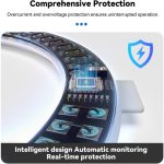 TELESIN Selfie Ring Light P3-FS-02 – Black - Image 4