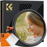 K&F Concept 77mm 3-in-1 Lens Filter Variable ND2-32, CPL, Black Mist 1/4, 28-Layer Nano Coating – (KF01.2927V2)