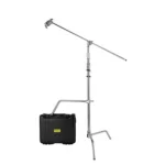 Meking K-3 Heavy-Duty C-Stand Kit with 40" Extension Arm & Grip Head – 3-Section, Max Height 2900mm