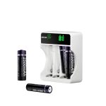 Beston C9026L Fast Charging Charger with LCD Display 4 AA 2500mAh 1.2 Ni-MH