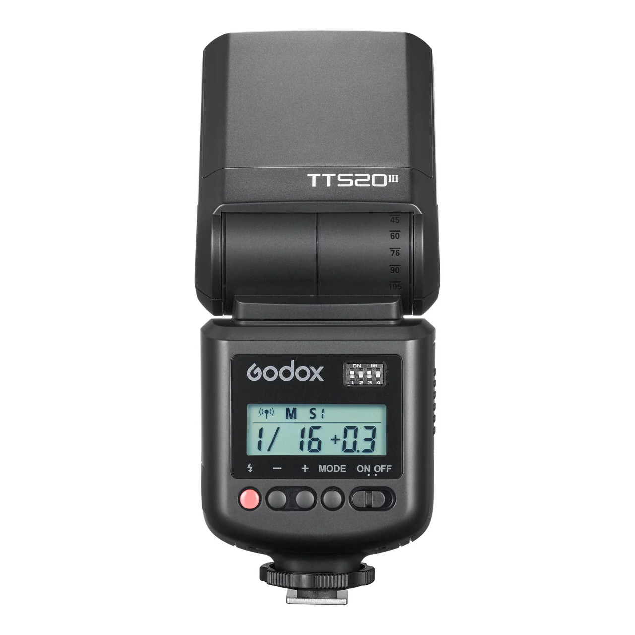Godox TT520II Flash Speedlite Universale – Trasmissione Wireless 433MHz, 8 Livelli Di Potenza, Per Canon Nikon Sony Olympus Pentax Fuji