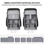 K&F Concept Nature Wander01 25L Camera Backpack – Black (KF13.128V4) - Image 8