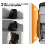 K&F Concept Nature Wander01 25L Camera Backpack – Black (KF13.128V4) - Image 5