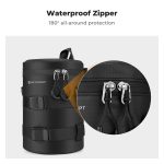 K&F Concept Waterproof Camera Lens Pouch – Shockproof Protective Lens Case with Double Zipper, Fits Lenses up to 4.3" x 8.7" (XL Size - KF13.203) - Image 7
