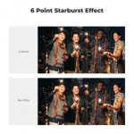 K&F Concept 67mm Star Filter Set (4, 6, 8-Point) – 3pcs with Cleaning Cloths (KF2132V1) - Image 5