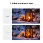 K&F Concept 67mm Star Filter Set (4, 6, 8-Point) – 3pcs with Cleaning Cloths (KF2132V1) - Image 4