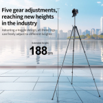FX Studio T188 Professional Tripod – 188cm Heavy-Duty 5-Section Stand - Image 2
