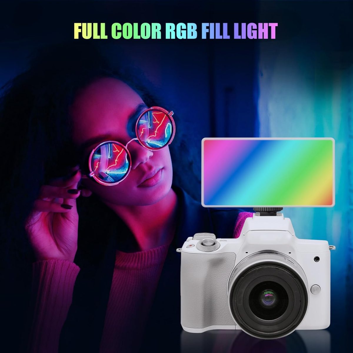 NiceFoto TC-225 RGB LED Pocket Video Light - Image 2