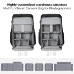 K&F Concept Nature Wander01 25L Camera Backpack – Black (KF13.128V3) - Image 8