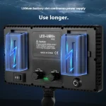 FX Studio 50W RGB LED Panel with Dual Battery Kit & Charger LED800RGB - Image 2