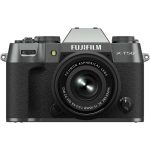 FUJIFILM X-T50 Mirrorless Camera with XC 15-45mm f/3.5-5.6 Lens (Charcoal Silver)
