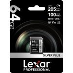 Lexar 64GB Professional SILVER PLUS UHS-I SDXC Memory Card - Image 2