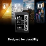 Lexar 64GB Professional SILVER PLUS UHS-I SDXC Memory Card - Image 8