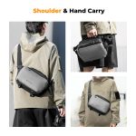 K&F Concept Alpha 10L Camera Sling Bag – Urban Wander 01 (Gray) (KF13.157) - Image 9
