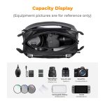 K&F Concept Alpha 10L Camera Sling Bag – Urban Wander 01 (Gray) (KF13.157) - Image 6