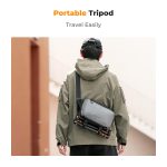 K&F Concept Alpha 10L Camera Sling Bag – Urban Wander 01 (Gray) (KF13.157) - Image 5