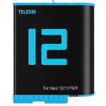 TELESIN 1750mAh Fast-Charging Battery for GoPro Hero 12/11/10/9 – GP-BTR-901-D