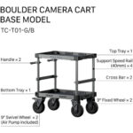 Tilta 36" Boulder Camera Cart (Base Model with Indie Kit) TC-T01-A-G - Image 10