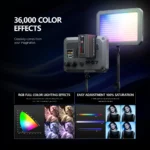 PHOTOOLEX Matrix 7 -7''Panel Light RGB - Image 11