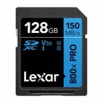 Lexar 800x Pro SDXC 128GB UHS-I V30 Memory Card | 150MB/s
