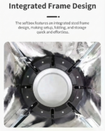 Triopo KD3-60x90 Quick-Mount Softbox with Grid — Bowens Mount (60×90cm) - Image 2