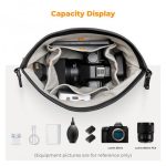 K&F Concept Small Camera Sling Bag Lightweight Crossbody & Inner Liner Camera Bag Black (KF13.168V2) - Image 7