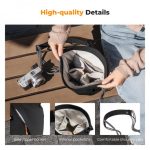 K&F Concept Small Camera Sling Bag Lightweight Crossbody & Inner Liner Camera Bag Black (KF13.168V2) - Image 5