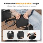 K&F Concept Small Camera Sling Bag Lightweight Crossbody & Inner Liner Camera Bag Black (KF13.168V2) - Image 4