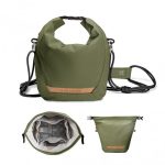 K&F Concept Small Lightweight Bag  Crossbody & Inner Liner Camera Bag for Protection and Versatility U11 Green (KF13.168V3)