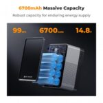 K&F Concept V99 Pro 99Wh PD100W V-Mount Battery – Black (KF28.0024V1) - Image 7