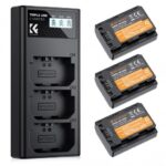 K&F Concept NP-FZ100 Battery 3-Pack with 3-Slot Charger (KF28.0038)