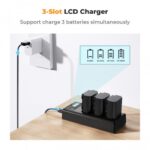 K&F Concept NP-FZ100 Battery 3-Pack with 3-Slot Charger (KF28.0038) - Image 6