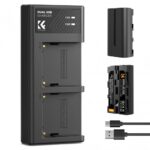 K&F Concept 2-Pack NP-F550 Battery & Charger Set (KF28.0046)