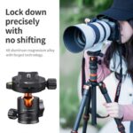 K&F Concept Camera Tripod Ball Head with Quick Release & Spirit Level (KF31.029V3) - Image 8