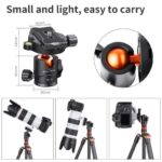 K&F Concept Camera Tripod Ball Head with Quick Release & Spirit Level (KF31.029V3) - Image 5