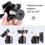 K&F Concept Camera Tripod Ball Head with Quick Release & Spirit Level (KF31.029V3) - Image 2