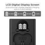 K&F Concept Dual Battery Charger NP-W235 (KF-28.0019V1) - Image 6