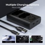 K&F Concept Dual Battery Charger NP-W235 (KF-28.0019V1) - Image 4