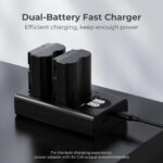 K&F Concept Dual Battery Charger NP-W235 (KF-28.0019V1) - Image 2