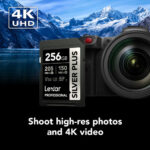 Lexar 256GB Professional SILVER PLUS UHS-I SDXC Memory Card - Image 8