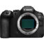 Canon EOS R6 Mark III mirrorless camera body facing forward with lens mount visible.