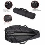 Generic Heavy-Duty Carrying Bag for 3 Light Stands Padded Tripod & Stand Storage Case with Dual Zipper - Image 3