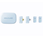 Hollyland LARK A1 Combo Wireless Microphone System (Sky Blue) - Image 2
