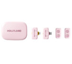 Hollyland LARK A1 Combo Wireless Microphone System (Cloud Pink) - Image 2