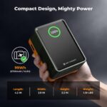 K&F Concept V99 Pro 99Wh PD100W V-Mount Battery – Army Green (KF28.0024V2) - Image 3
