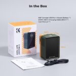 K&F Concept V99 Pro 99Wh PD100W V-Mount Battery – Army Green (KF28.0024V2) - Image 2