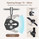 SmallRig Crab-Shaped Clamp & Magic Arm (11’’) 2732B - Image 5