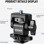 Neewer MA002 Field Monitor Holder with Shoe Mount - Image 8