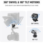 Neewer MA002 Field Monitor Holder with Shoe Mount - Image 7